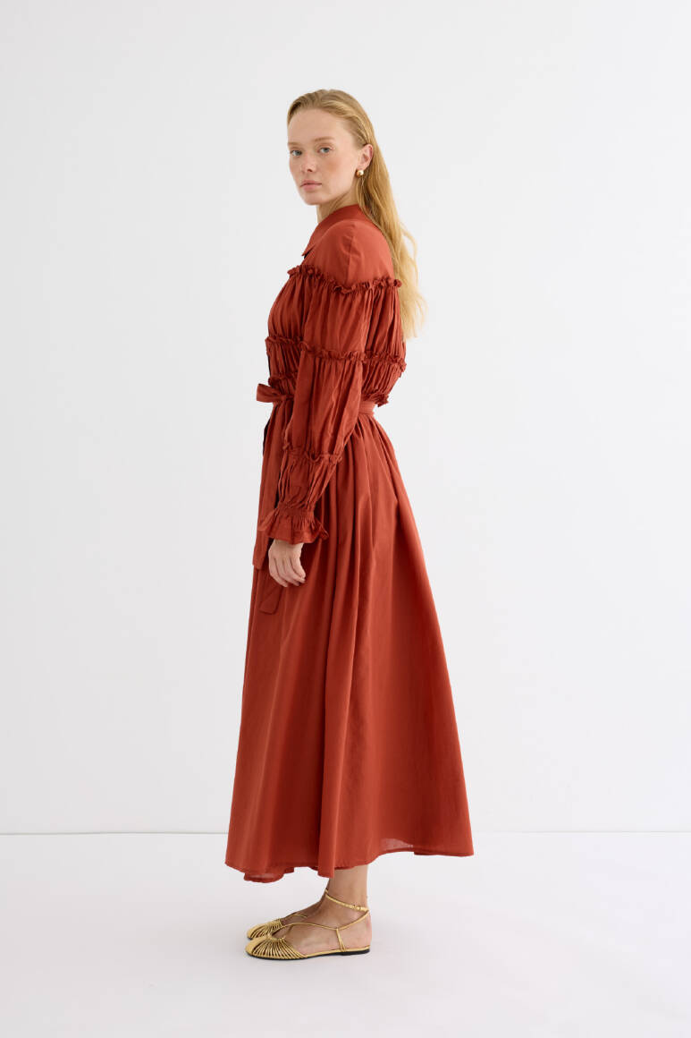 Daisy Vual Elbise Kiremit - 10