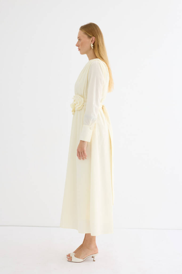 Hera Elbise Soft Sarı - 15
